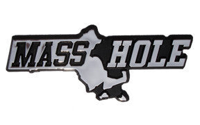 Masshole Chrome Auto Emblem